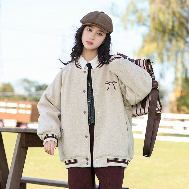 女童冬装棒球服外套2025新款夹棉大童加厚外套儿童秋冬夹克初中生,淘宝优惠券,粉丝福利购,淘宝优惠卷