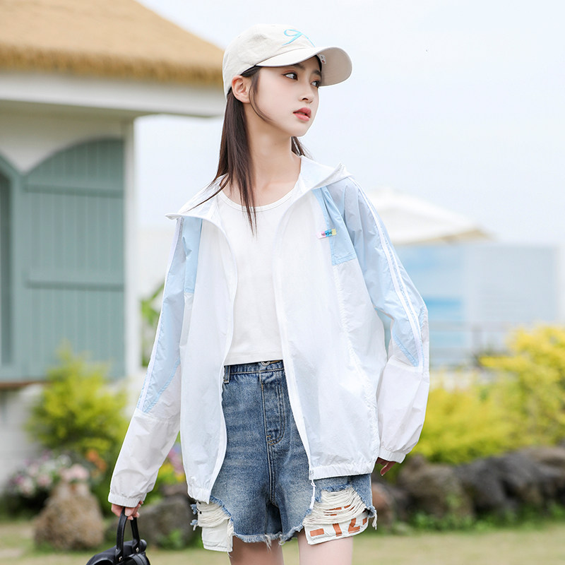 Girls' sun protection clothing summer thin jacket skin clothing