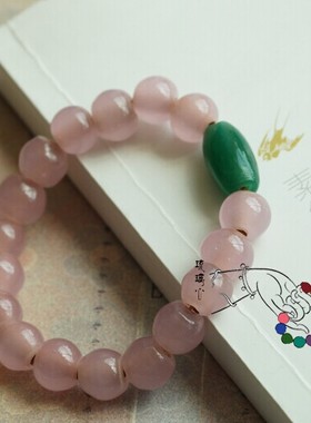 有色同寒冰无物隔纤尘琉璃手链