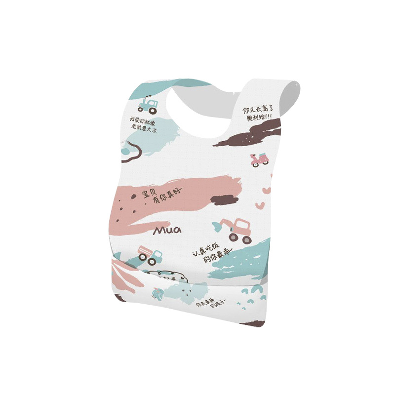 Baby disposable bibs, no-wash bibs, individually packaged and dry