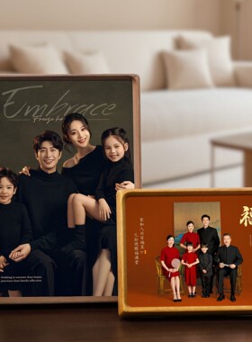洗照片做成相框摆台高级感照片打印加相框空框黑胡桃实木.4
