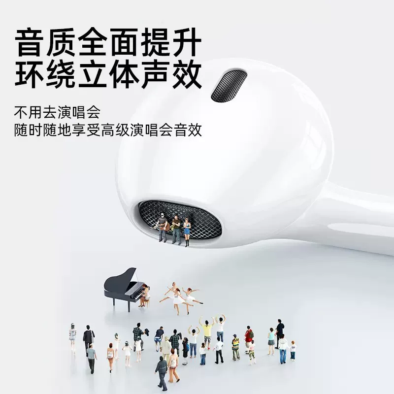 Подходит для наушников Redmi Note13 оригинальные внутриканальные 13Pro проводные наушники оригинальные с микрофоном