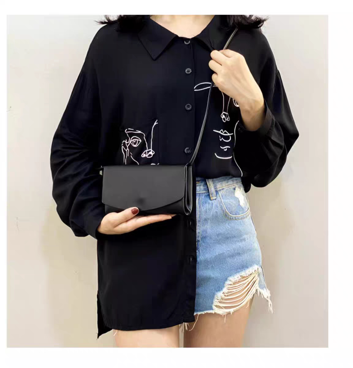 Summer small bag women's Korean style versatile shoulder crossbody bag