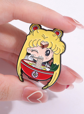 美少女战士胸针创意卡通金属徽章