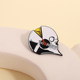 Skull disc brooch metal badge men and women's clothes backpack decorative buckle pin accessories medal cartoon medal