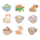ກົບ ເປັດ ຫມາ brooch ປ້າຍໂລຫະສັດ