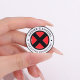 2026X Police Brooch Set 90s Retro Style Love Metal Badge Personalized Clothes Bag Accessories Pin