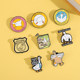 Brooch duck ງາມສ້າງສັນຕົວອັກສອນພາສາອັງກິດສ່ວນບຸກຄົນ badge pin ເຄື່ອງນຸ່ງຫົ່ມ backpack ອຸປະກອນເສີມ pendant medal