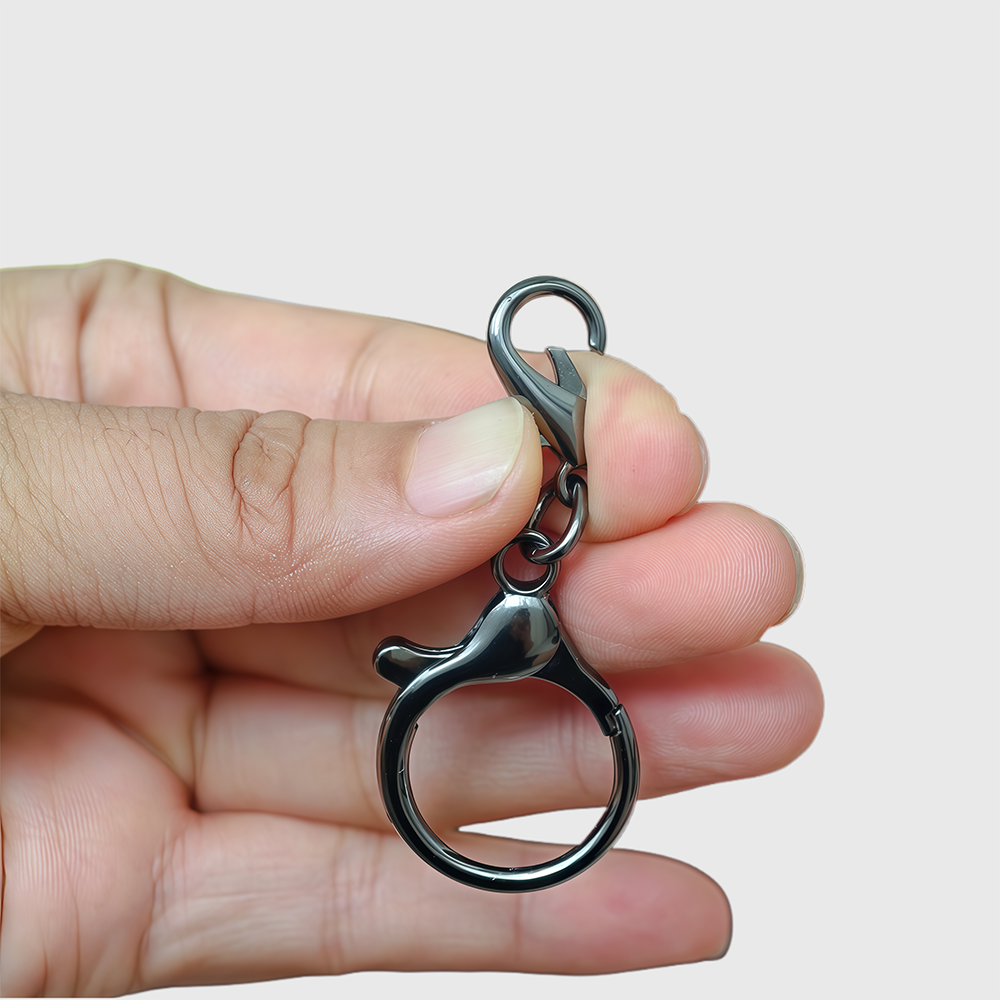 DIY配饰扣子龙虾扣 双扣小毛球吊饰扣子玩偶金属扣包挂配件挂件扣,淘宝优惠券,粉丝福利购,淘宝优惠卷