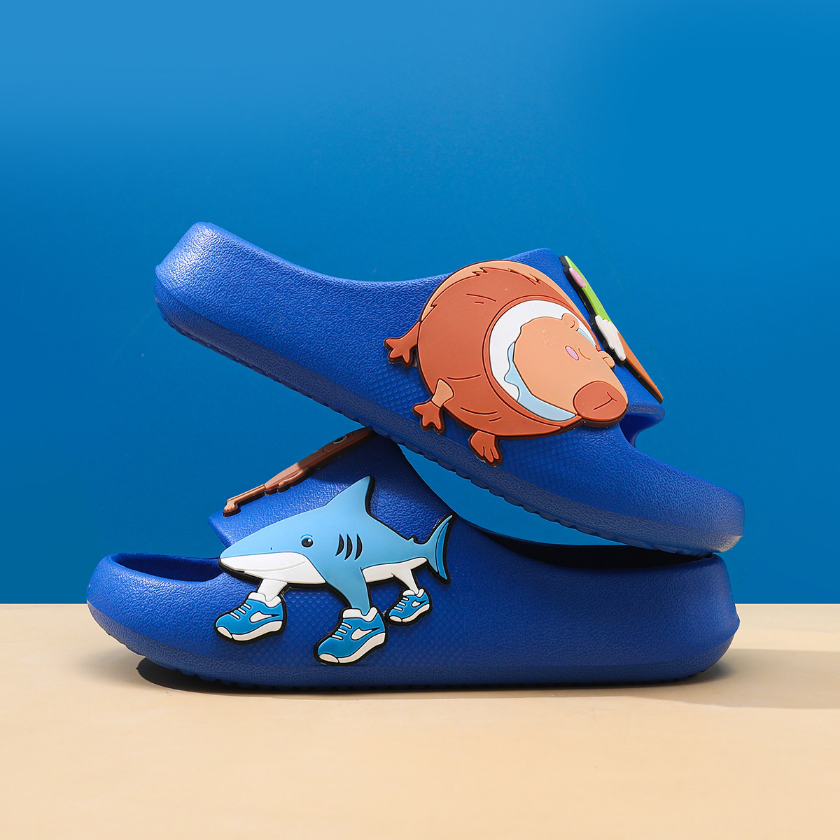 国外山海经儿童拖鞋男童凉拖鞋夏季新款室内居家防滑软底男孩浴室,淘宝优惠券,粉丝福利购,淘宝优惠卷