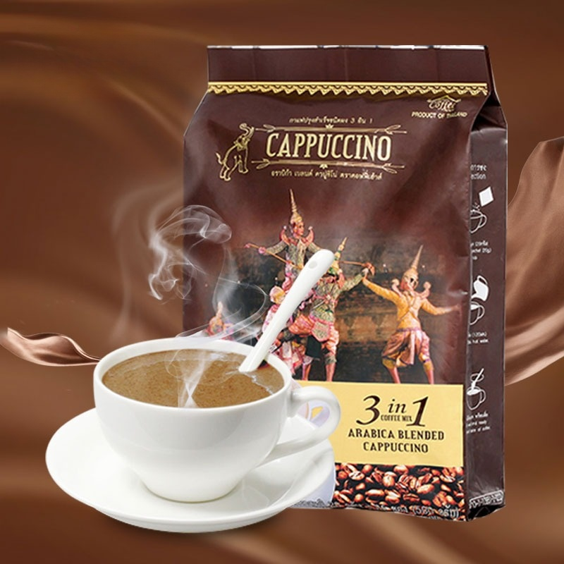 Kingpower泰国免税cappuccino咖啡屋卡布奇诺三合一速溶咖啡500g - 图0