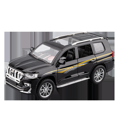 新款1-24遥控版丰田普拉多仿真大号霸道合金汽车模型越野儿童玩具 - 图3