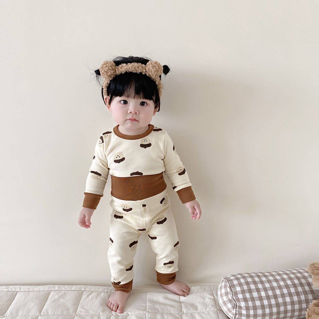 婴幼儿童内衣棉高腰护肚秋冬厚款男女睡衣宝宝无骨秋衣秋裤套装,淘宝优惠券,粉丝福利购,淘宝优惠卷
