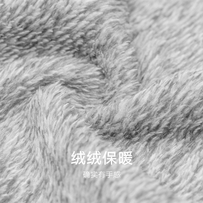 曼妮芬男士mw1加厚绒绒简约睡衣 mw1内衣睡衣/家居服套装