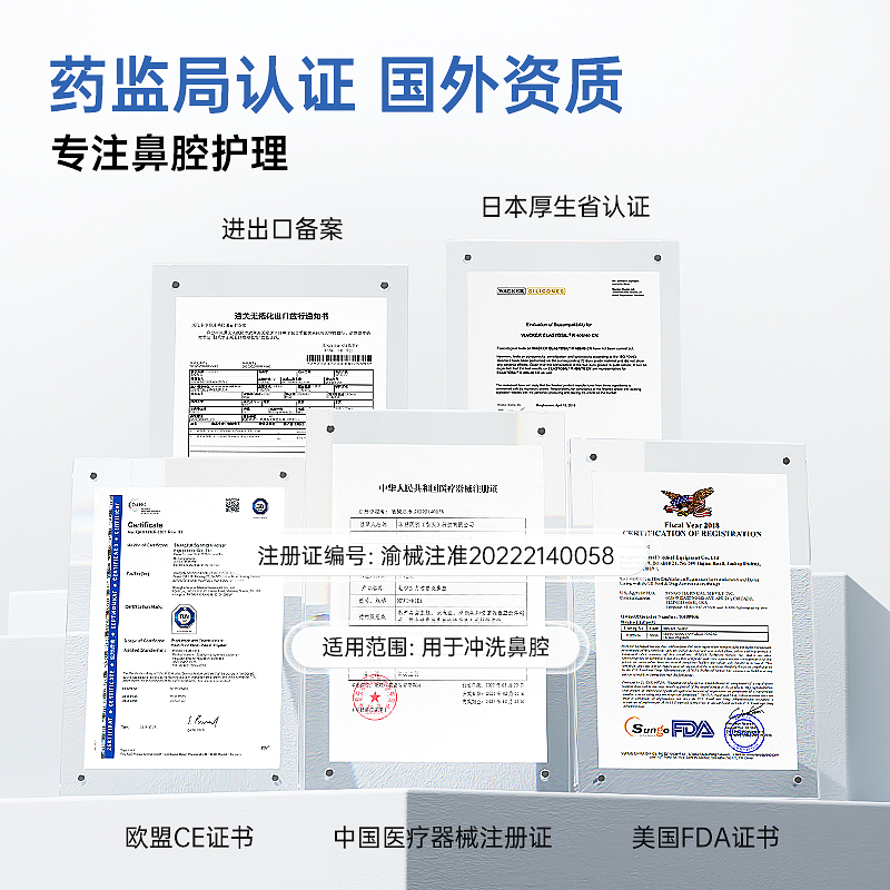 Sonmol朔茂医用电动喷雾洗鼻器儿童鼻炎清洗成人家用鼻腔冲洗器 - 图3