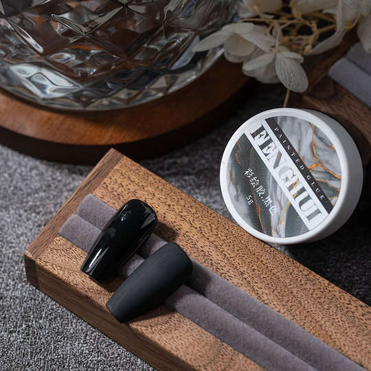 新款高饱和浓稠日式罐装免洗彩绘胶美甲甲油胶店专用手绘光疗胶