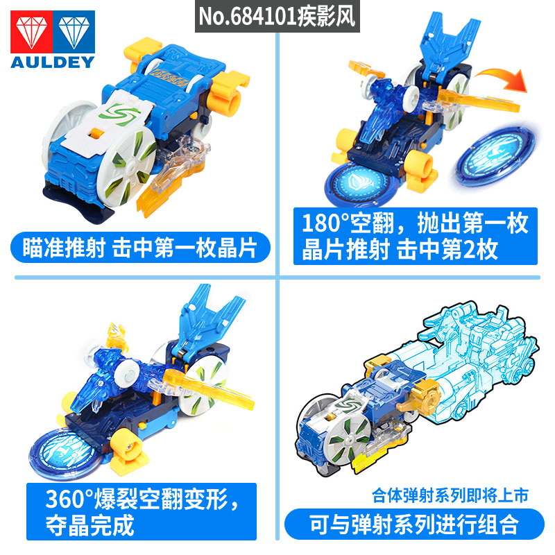 爆裂飞车3玩具套装4代重装凯王正版男孩新暴力暴烈变形2御星神1-图1