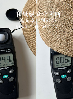 LessIsMore级简级奢和纸渔夫帽