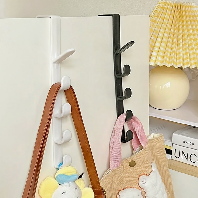 挂门置物架免打孔可旋转挂钩卧室衣柜收纳神器多层挂架,淘宝优惠券,粉丝福利购,淘宝优惠卷