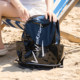 Swimming storage bag dry wet separation backpack