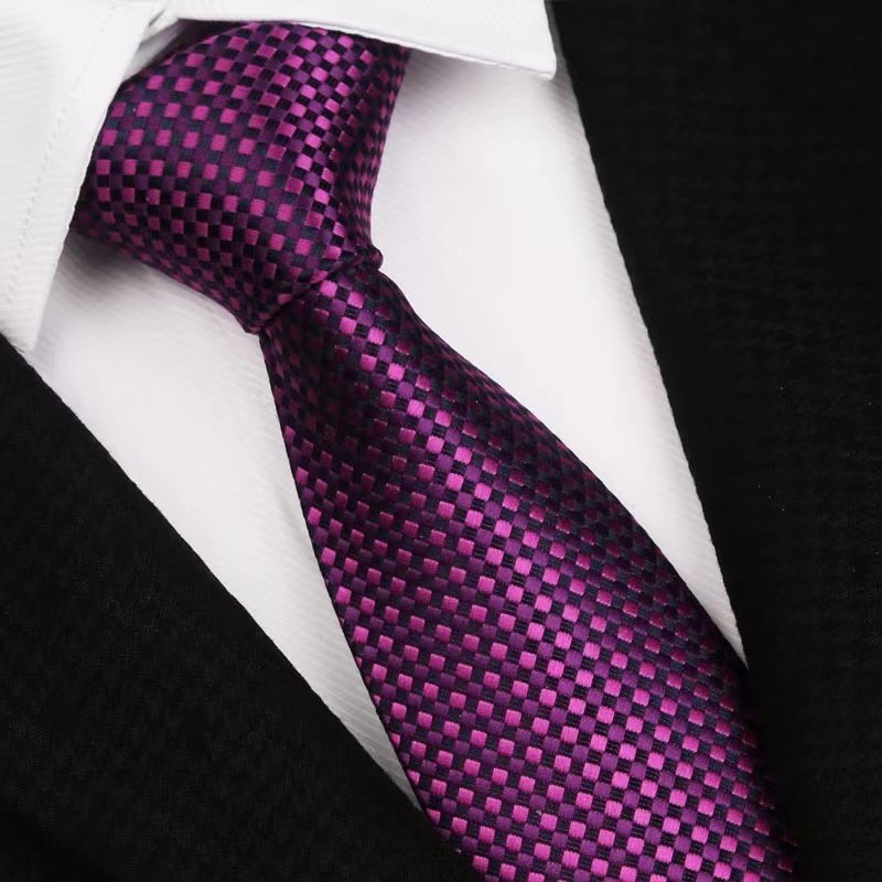 高档男士深紫暗紫色领带职业正装商务休闲韩版手打拉链免打一拉得,淘宝优惠券,粉丝福利购,淘宝优惠卷