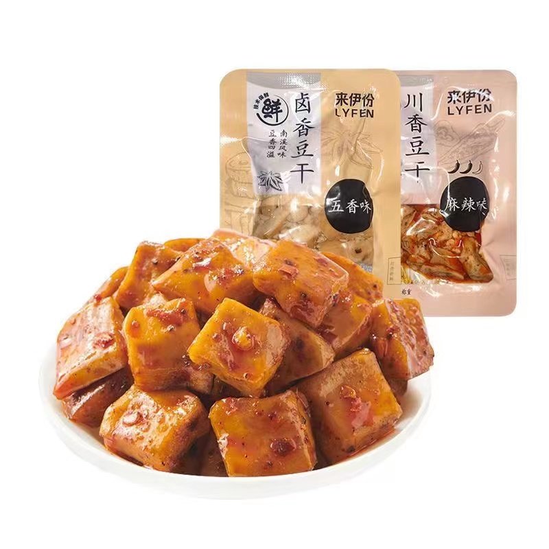 来伊份卤香豆腐干500g休闲网红小吃麻辣味豆干美食零食来一份,淘宝优惠券,粉丝福利购,淘宝优惠卷