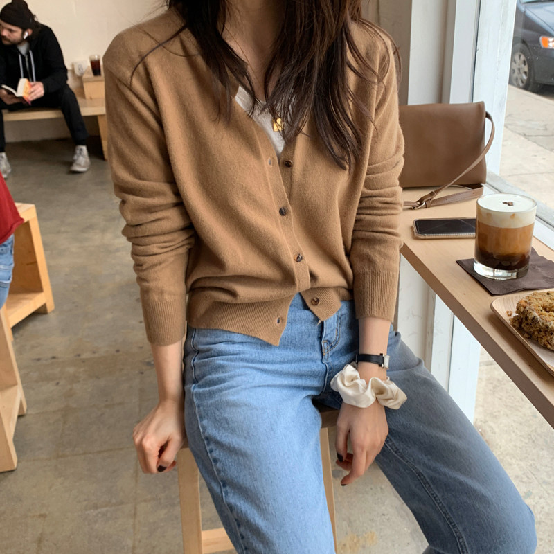 春秋装2020新款宽松爆款长袖针织衫 少媞毛针织衫