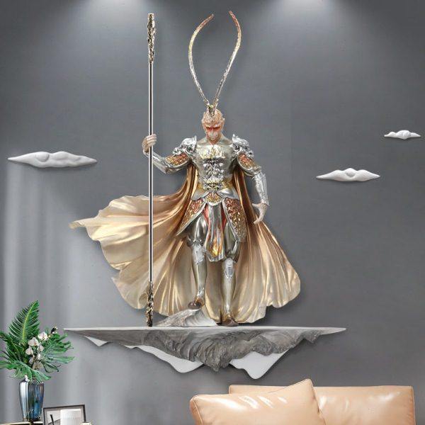 齐天大圣3D立体浮雕壁饰壁挂孙悟空挂件客厅玄关墙面装饰斗战胜佛,淘宝优惠券,粉丝福利购,淘宝优惠卷