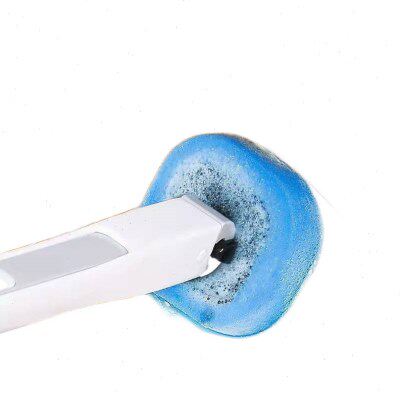 New toilet brush wall-mounted disposable brush head toilet artifact no dead ends set comes with cleaning liquid Ke Jingbai