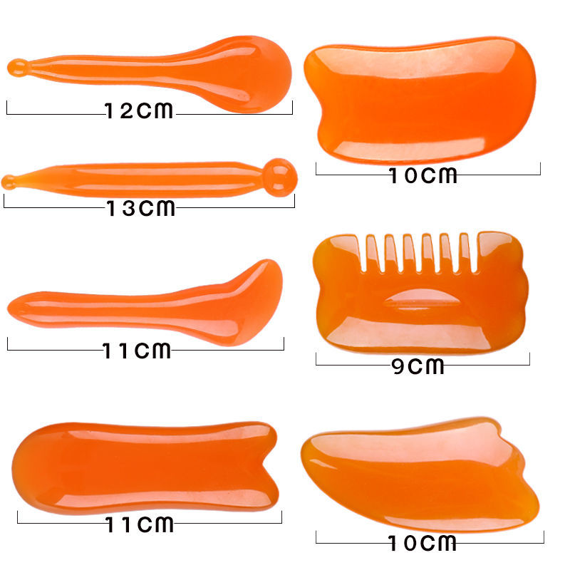 刮痧按摩板牛角全身通用颈部拔筋棒脸部拨筋棒美容棒面部女眼部 - 图3