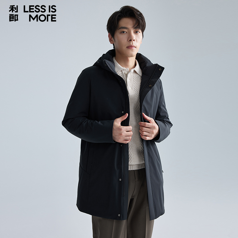 【连帽保暖】利郎青年商务轻薄羽绒服男2024冬季通勤时尚休闲外套