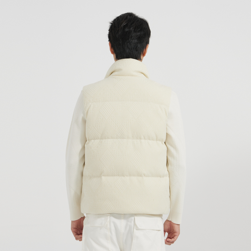 【提花面料】利郎青年商务羽绒马甲男2025冬保暖轻薄外套Q4DMJ004 - 图1