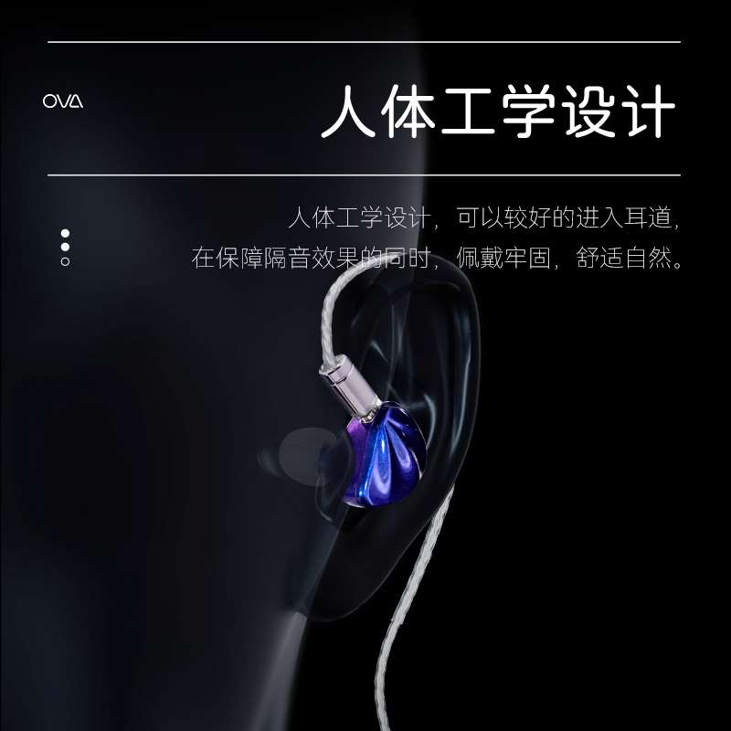 锐可余音 sg01OVA入耳式HIFI有线耳机可换线音乐耳机音乐耳塞 - 图3