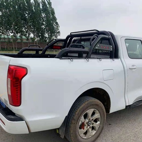 适用2023上汽五菱征途皮卡汽车防护栏改装件专用碳钢加厚网龙门架 - 图0