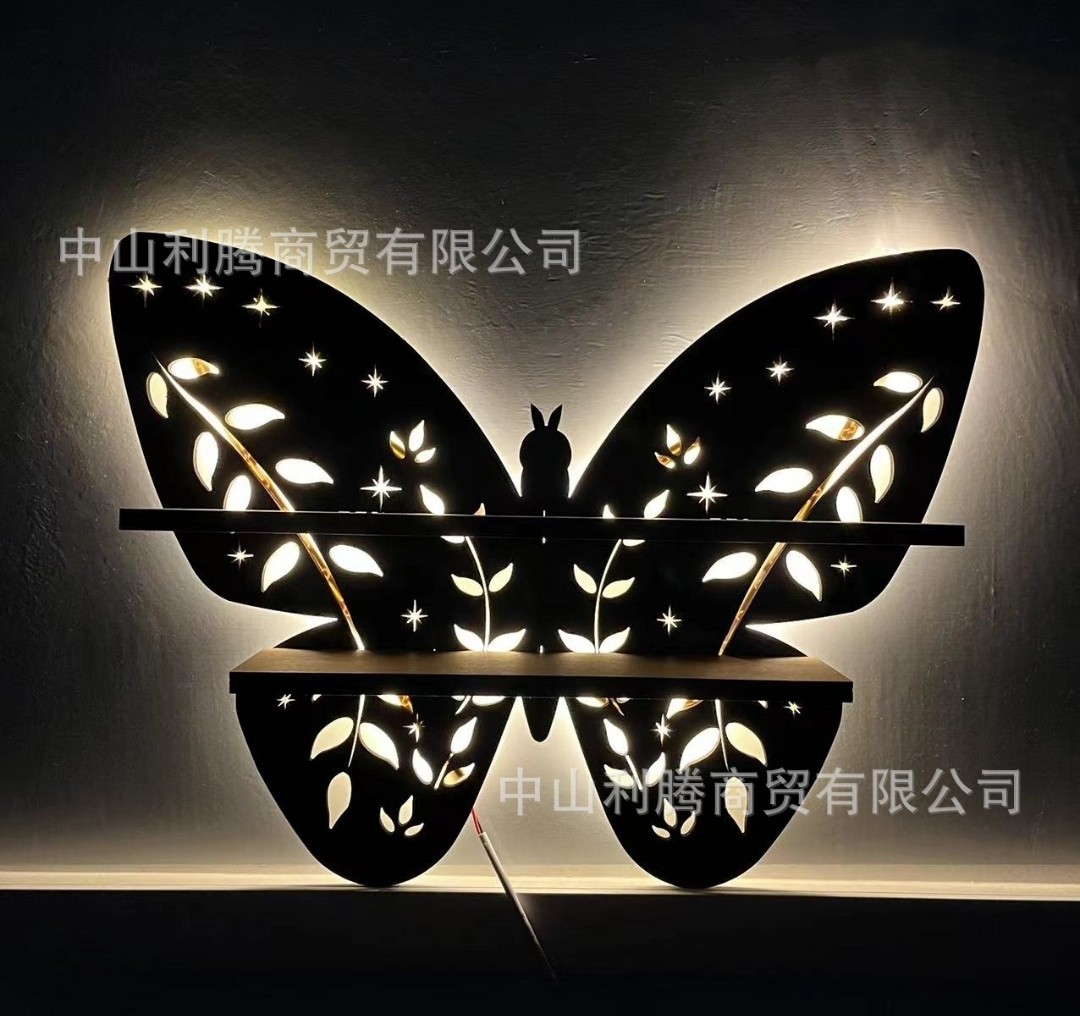 Luna Moth Lamp Crystal Shelf 月神蛾灯水晶架蝴蝶水晶置物架礼,淘宝优惠券,粉丝福利购,淘宝优惠卷
