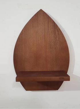 跨境木制墙上置物架客厅壁挂式置物架木质墙壁花盆置物架墙饰新品