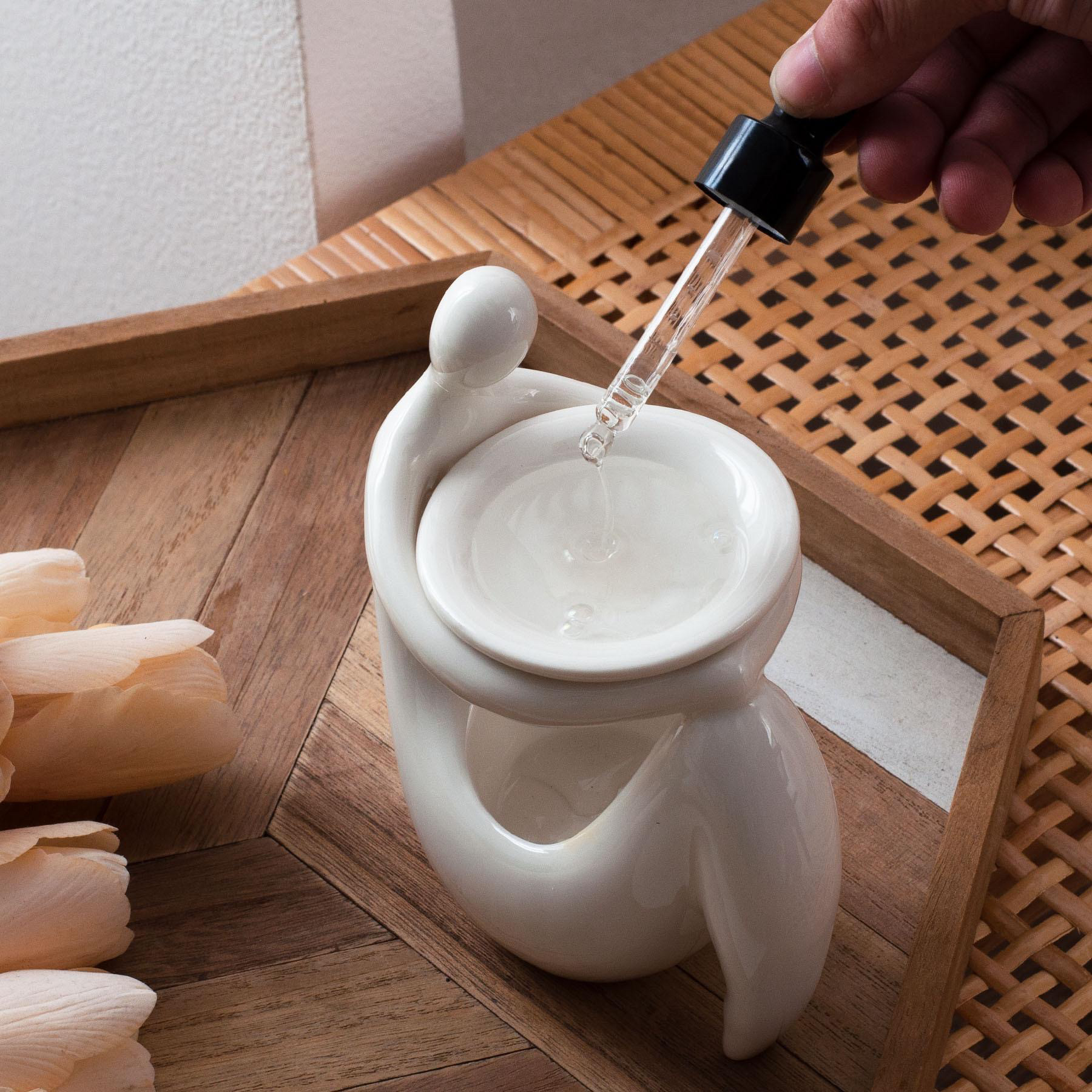 陶瓷香薰炉室内蜡烛香薰灯人体陶瓷香粉香熏炉卧室防干烧精油灯炉,淘宝优惠券,粉丝福利购,淘宝优惠卷