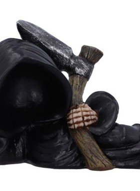 跨境亚马逊款万圣节收割者树脂工艺品万圣节镰刀装饰桌面摆件礼物