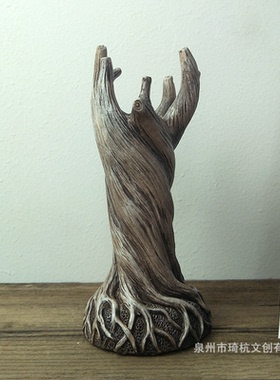 树妖花瓶树脂工艺摆件