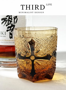 Life's·Crow·酒具水晶玻璃杯子江户切子威士忌酒杯女高端 |克罗