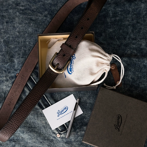 Ретро кожаный медный ремень, 2.8см, воловья кожа