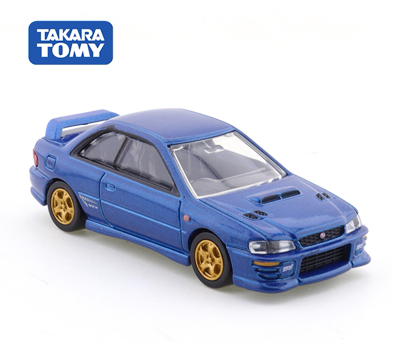 TOMY TOMICA多美卡合金车模男玩具旗舰版黑盒TP30斯巴鲁翼豹 WRX-图1