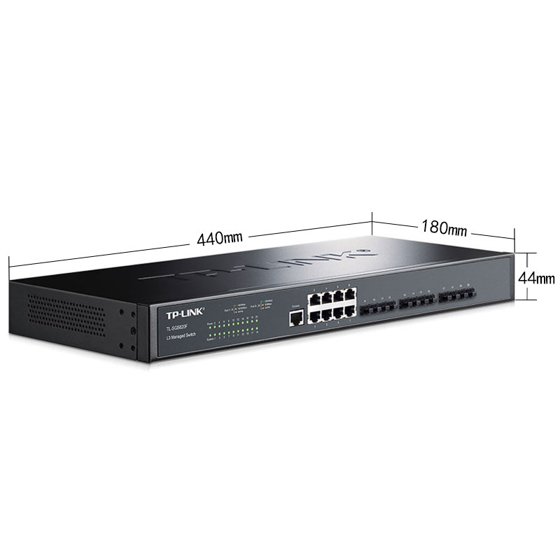 TPLink8口千兆三层网管核心交换机12个SFP端口VLAN汇聚TL-SG5820F-图1