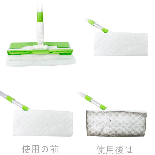 净然 静电除尘纸平板拖把 一次性除尘布免洗木地板专用湿巾纸拖把 - 图3