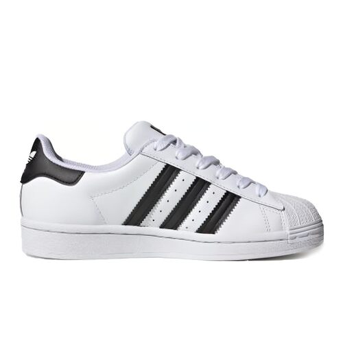 adidas originals 儿童板鞋 秋夏春冬 低帮 防滑耐磨 圆头 白色 - 图3