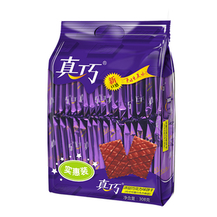 真巧涂层饼干308g！！