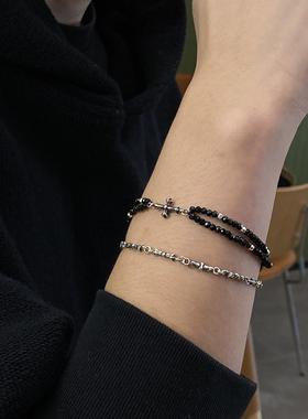 叠戴通用手镯AARONX纯银原创