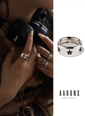 AARONX纯银原创设计戒指