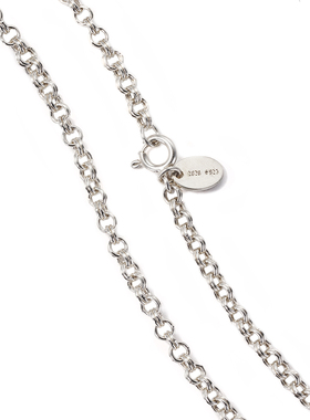 原创设计风纯银短款锁骨链