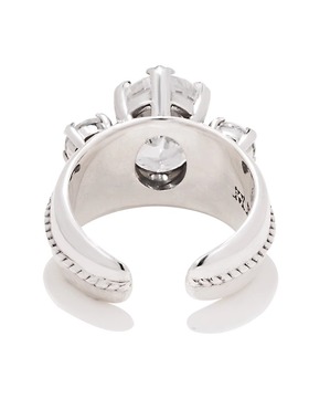 开口戒指AARONX925银高级冷淡风